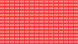 Optical Illusion Challenge: Find 419 Hidden Among 416 in 7 Seconds